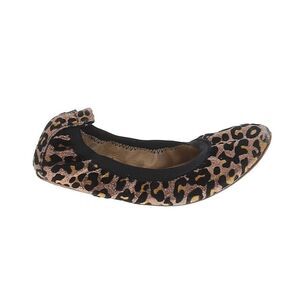 Yosi samra ballet flats sz 2 girls leopard animal print